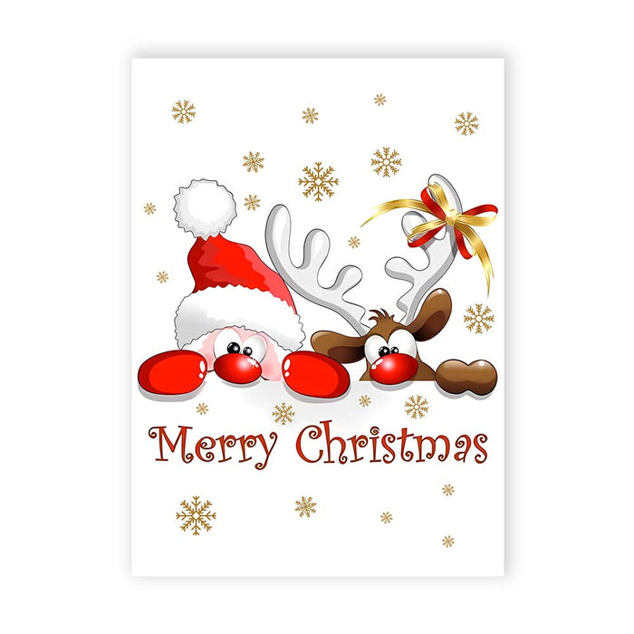 Merry Christmas Funny Reindeer Card 35376 1
