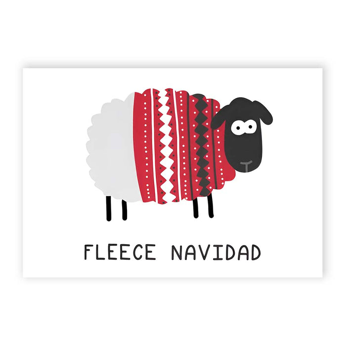 Fleece Navidad Christmas Card 35378 1