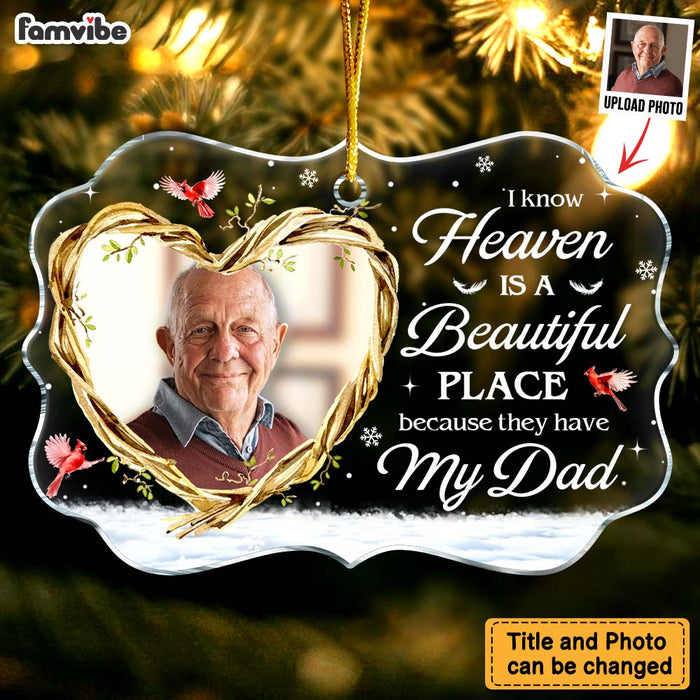 Personalized Photo Memorial Benelux Ornament 35384 1