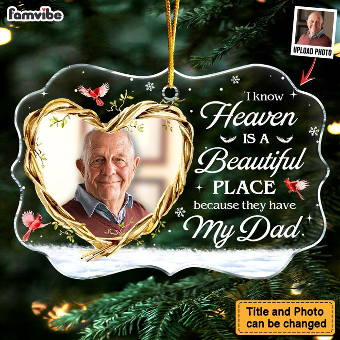 Personalized Photo Memorial Benelux Ornament 35384 1