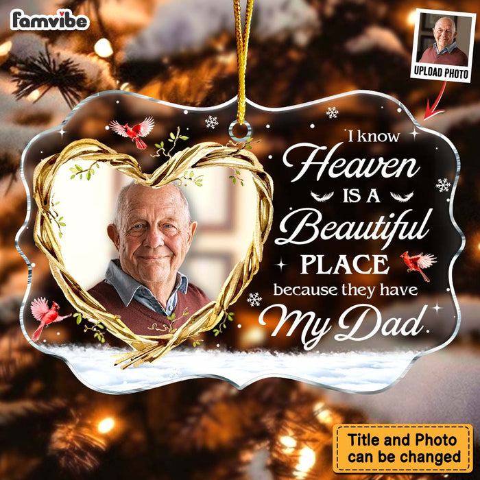 Personalized Photo Memorial Benelux Ornament 35384 1