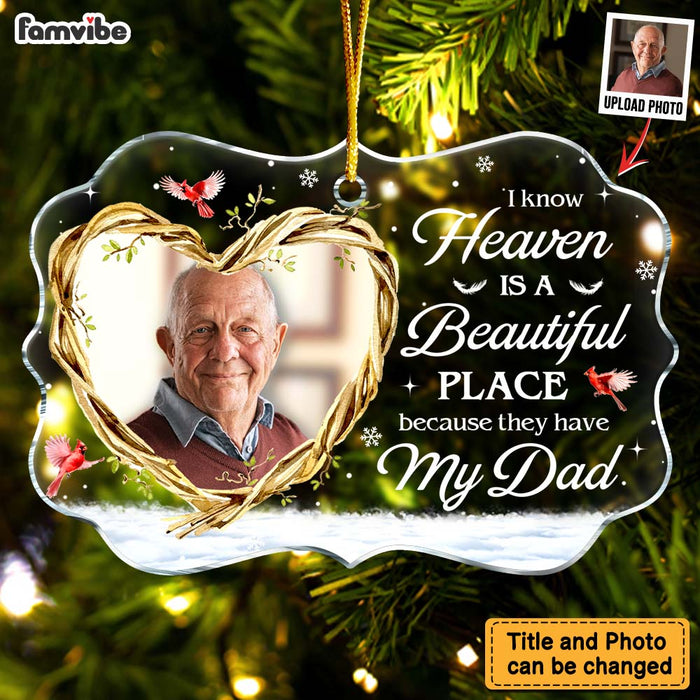 Personalized Photo Memorial Benelux Ornament 35384 1