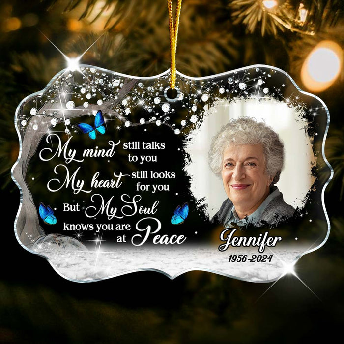 Personalized Memorial Photo Custom Benelux Ornament 35385 1