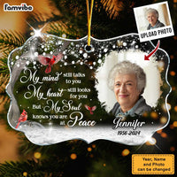 Personalized Memorial Photo Custom Benelux Ornament 35385 thumb 1