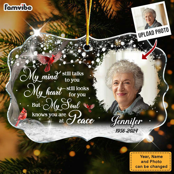 Personalized Memorial Photo Custom Benelux Ornament 35385 1