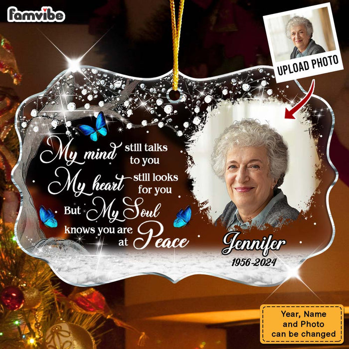 Personalized Memorial Photo Custom Benelux Ornament 35385 1