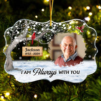 Personalized Memorial Keepsakes Gift I'm Always With You Benelux Ornament 35402 thumb 1