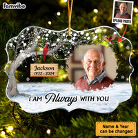 Personalized Memorial Keepsakes Gift I'm Always With You Benelux Ornament 35402 thumb 1
