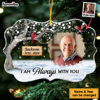 Personalized Memorial Keepsakes Gift I'm Always With You Benelux Ornament 35402 thumb 1