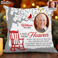 Personalized A Hug From Heaven Memorial Pillow 35469 thumb 1