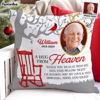 Personalized A Hug From Heaven Memorial Pillow 35469 thumb 1