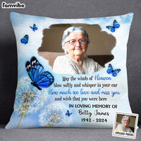 Personalized May the Winds of Heaven Blow Memorial Pillow 35475 thumb 1