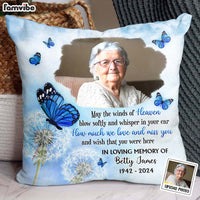 Personalized May the Winds of Heaven Blow Memorial Pillow 35475 thumb 1