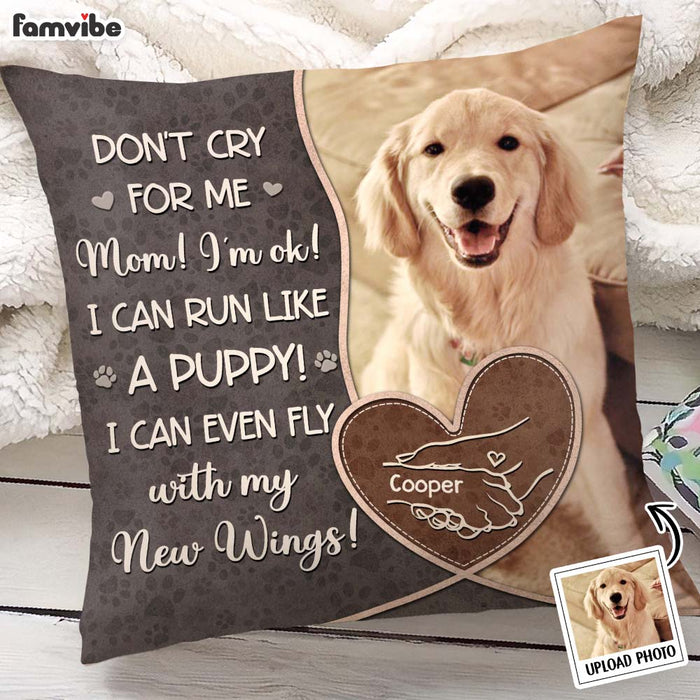 Personalized Custom Photo Don't Cry For Me Mom Pillow 35502 1