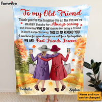 Personalized Long Distance Gift For Sister Friends Besties Always Close At Heart Blanket 35640 thumb 1