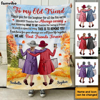 Personalized Long Distance Gift For Sister Friends Besties Always Close At Heart Blanket 35640 thumb 1