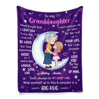 Personalized Gift For Grandma Granddaughter Never Forget That I Love You Blanket 35682 thumb 1