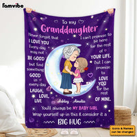 Personalized Gift For Grandma Granddaughter Never Forget That I Love You Blanket 35682 thumb 1