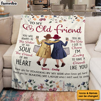 Personalized Gift For Friends Standing By My Side Blanket 35693 thumb 1