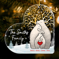 Personalized Bear Family Ornament 35743 thumb 1