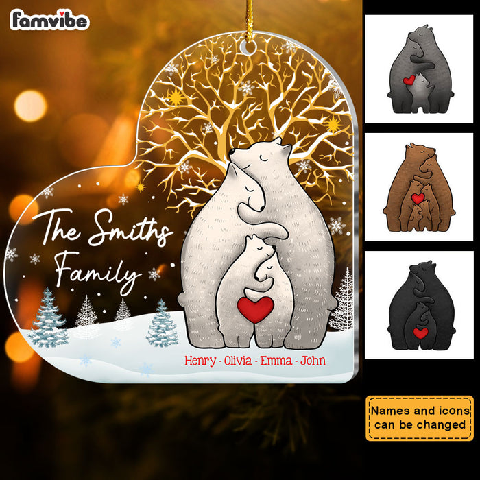 Personalized Bear Family Ornament 35743 1