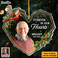Personalized Memorial Forever In Our Heart Ornament 35787 thumb 1