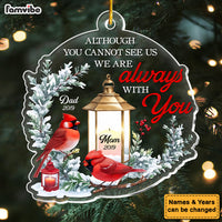 Personalized Memorial Gift Cardinal Ornament 35798 thumb 1