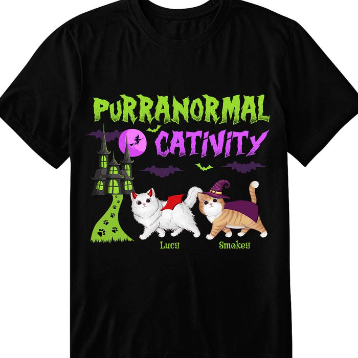 Personalized Cat Purranormal Cativity Shirt - Hoodie - Sweatshirt 35811 1