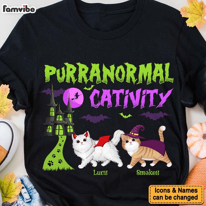 Personalized Cat Purranormal Cativity Shirt - Hoodie - Sweatshirt 35811 1