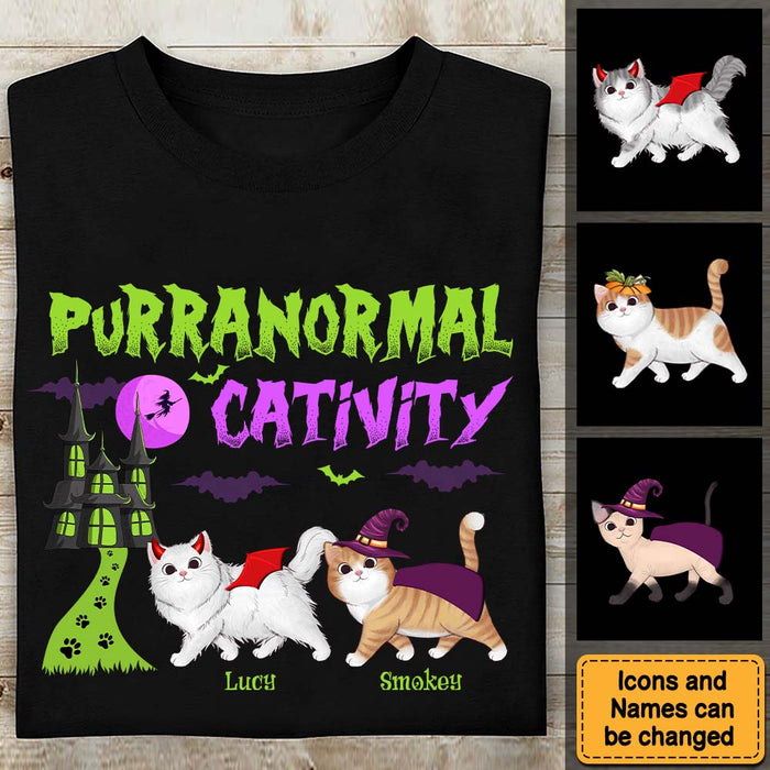 Personalized Cat Purranormal Cativity Shirt - Hoodie - Sweatshirt 35811 1