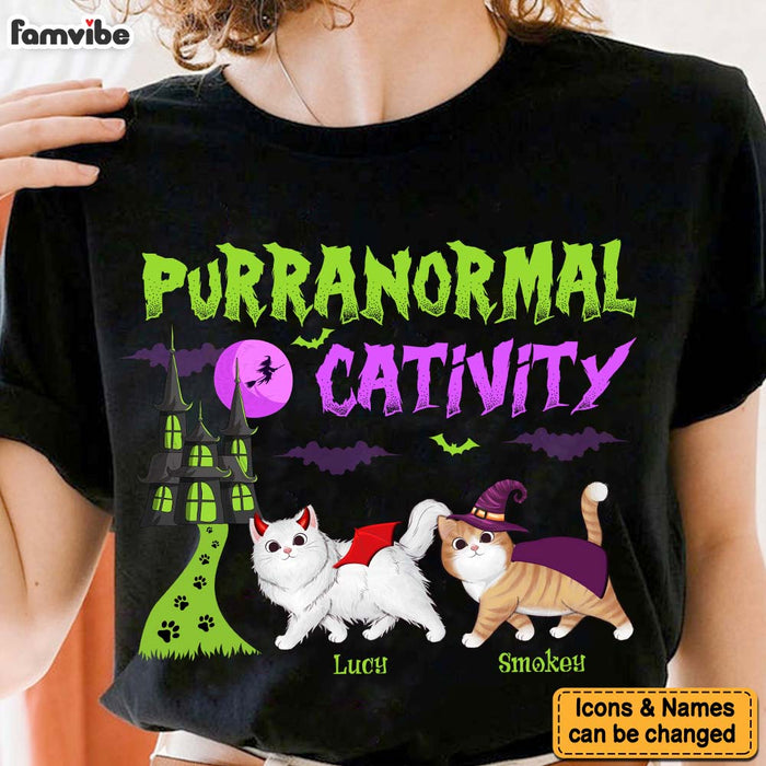 Personalized Cat Purranormal Cativity Shirt - Hoodie - Sweatshirt 35811 1