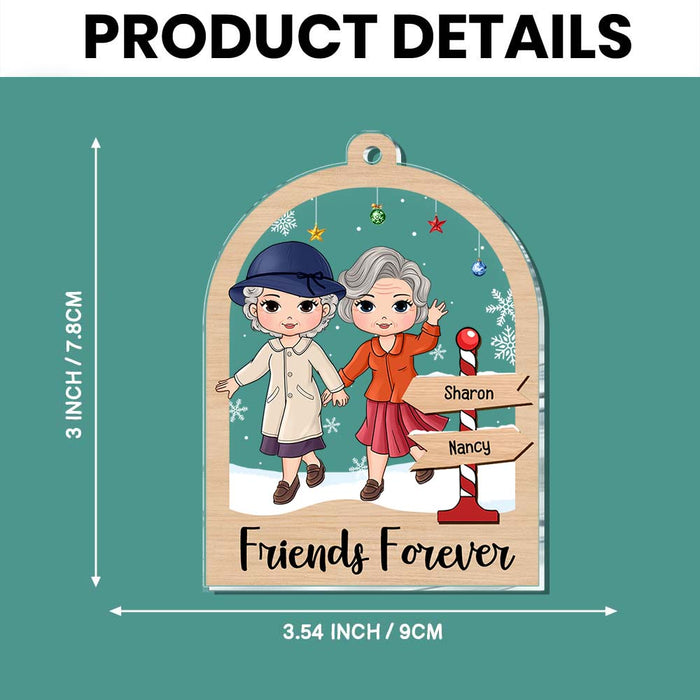 Personalized Gift For Friends Ornament 35901 1