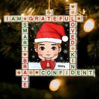 Personalized Family Crossword Art Puzzel Ornament 35904 thumb 1