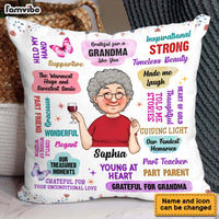 Personalized Grateful For A Grandma Like You Pillow 35914 thumb 1