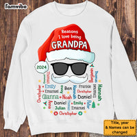Personalized Grandpa Claus Name Word Art Shirt - Hoodie - Sweatshirt 35972 thumb 1