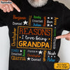 Personalized Gift For Grandpa Reasons I Love Being Word Art Shirt - Hoodie - Sweatshirt 32040 1