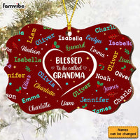 Personalized Blessed To Be Called Grandma Word Art Name Benelux Ornament 36023 thumb 1