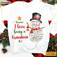Personalized Gift For Grandma Reasons I Love Being Word Art Shirt - Hoodie - Sweatshirt 36060 thumb 1