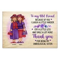 Personalized Old Friend Smile A Lot More Poster 36076 thumb 1