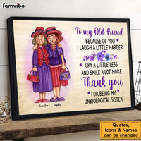 Personalized Old Friend Smile A Lot More Poster 36076 thumb 1