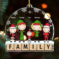 Personalized Scrabble Family Ornament 36095 thumb 1