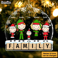 Personalized Scrabble Family Ornament 36095 thumb 1
