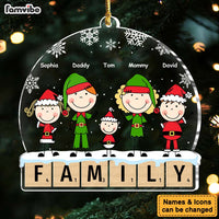 Personalized Scrabble Family Ornament 36095 thumb 1