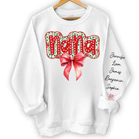 Personalized Christmas Nana Unisex Sleeve Printed Standard Sweatshirt 36144 thumb 1