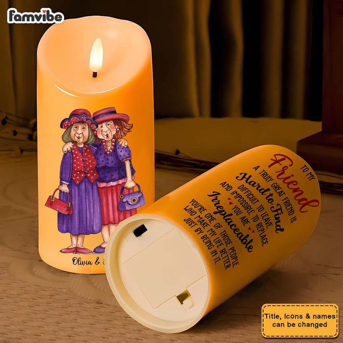 Personalized Friends Gift You are Irreplaceable LED Candle 36168 1
