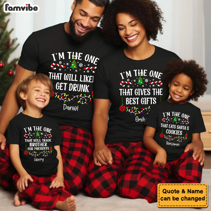 Personalized Funny Family Matching Christmas Shirt 36189 1