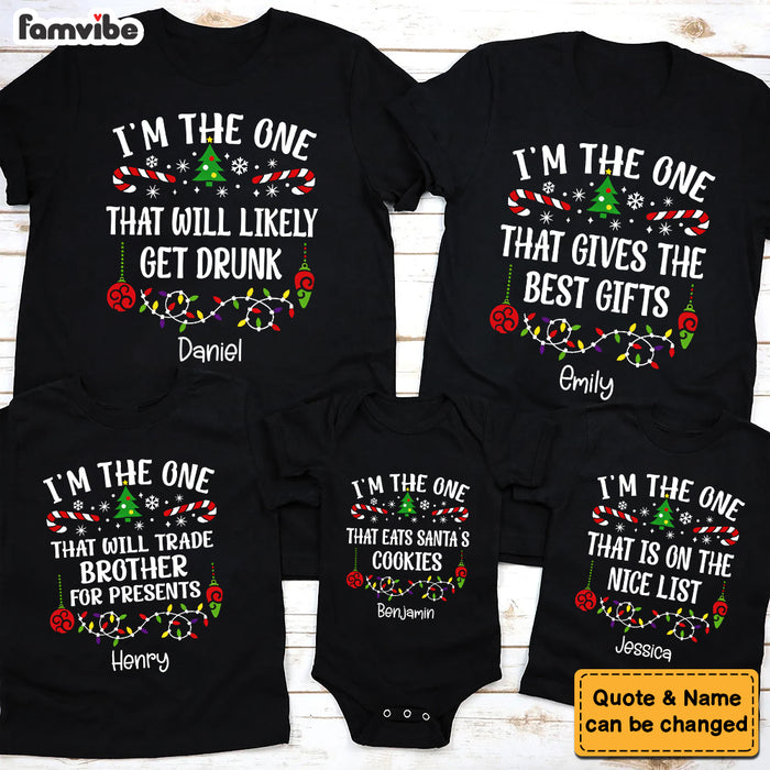 Personalized Funny Family Matching Christmas Shirt 36189 1