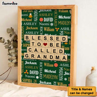 Personalized Gift For Grandma Christmas Poster 36197 thumb 1