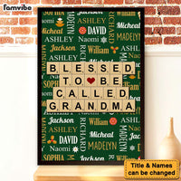 Personalized Gift For Grandma Christmas Poster 36197 thumb 1