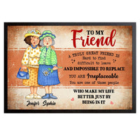 Personalized Friends Gift You are Irreplaceable Poster 36215 thumb 1